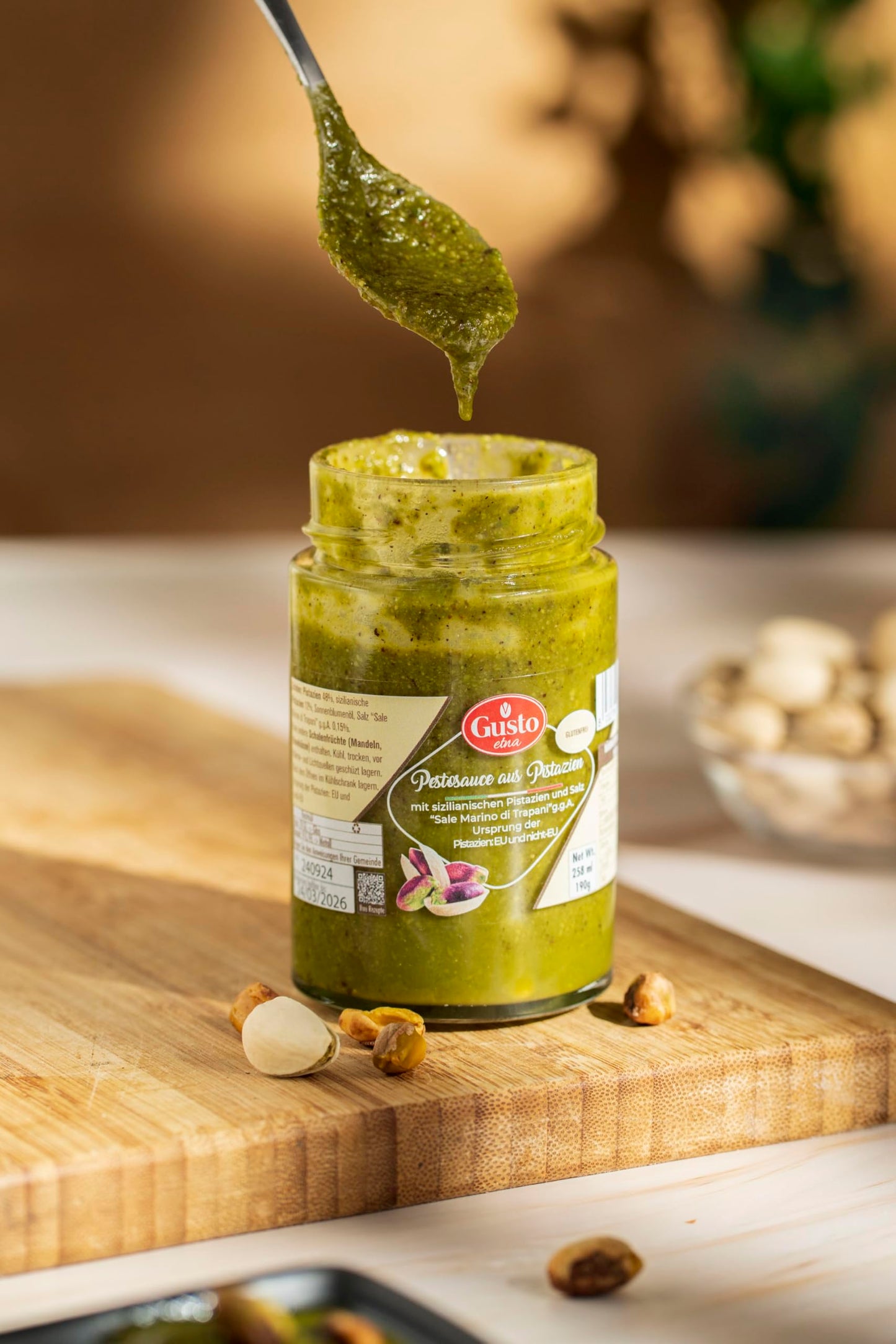 Pistachio Pesto 190g - Pesto di Pistacchi 19g