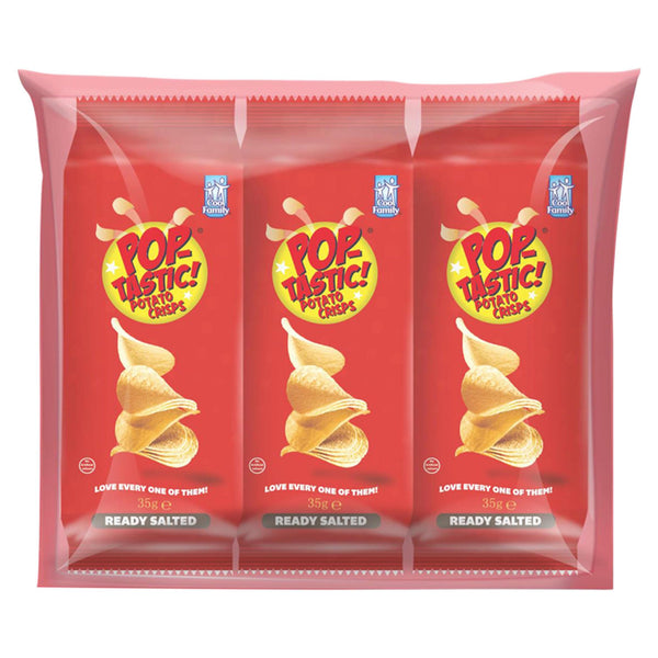 Pop-Tastic! Potato Crisps Ready Salted 35g