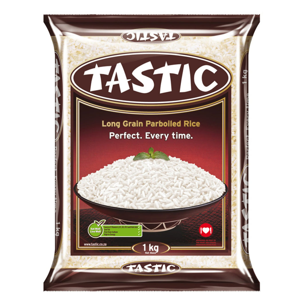 Tastic Rice 1kg- Long Grain Rice - Parboiled Rice - Tastic Parboiled Rice - South African Rice -