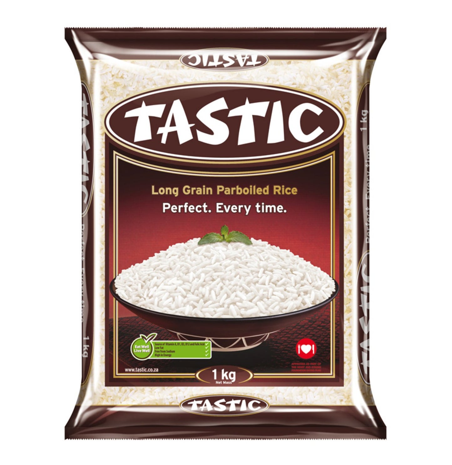 Tastic Rice 1kg- Long Grain Rice - Parboiled Rice - Tastic Parboiled Rice - South African Rice -