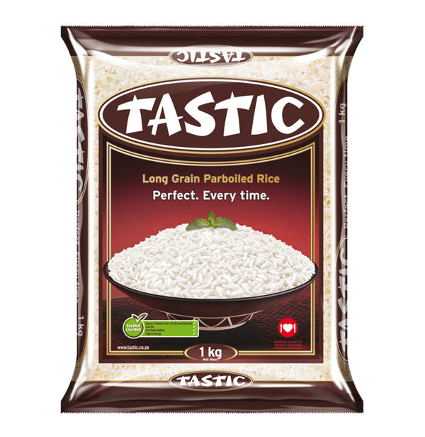 Tastic Rice 1kg- Long Grain Rice - Parboiled Rice - Tastic Parboiled Rice - South African Rice -
