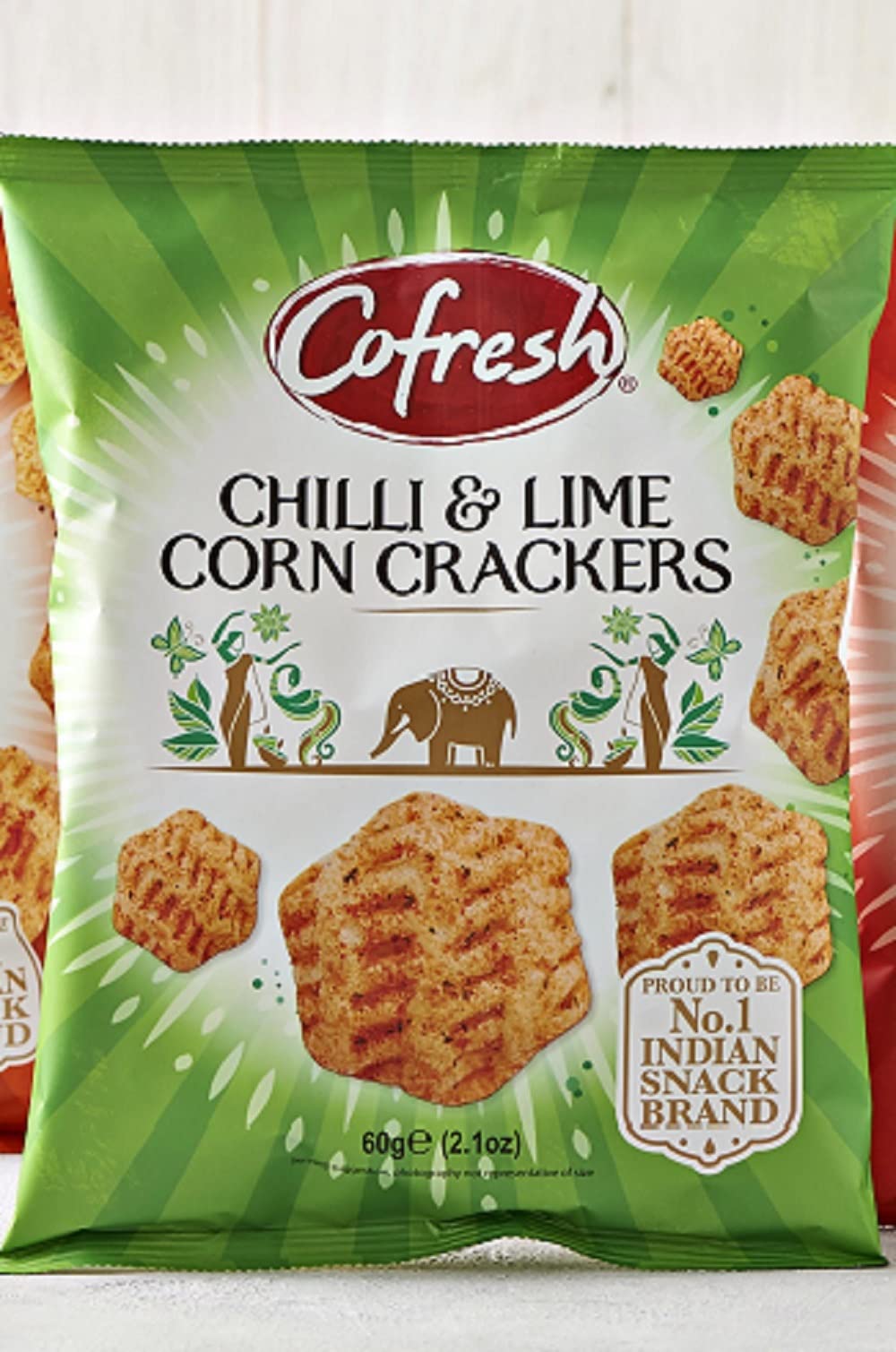 Cofresh Corn Crackers Chilli & Lime, 60g