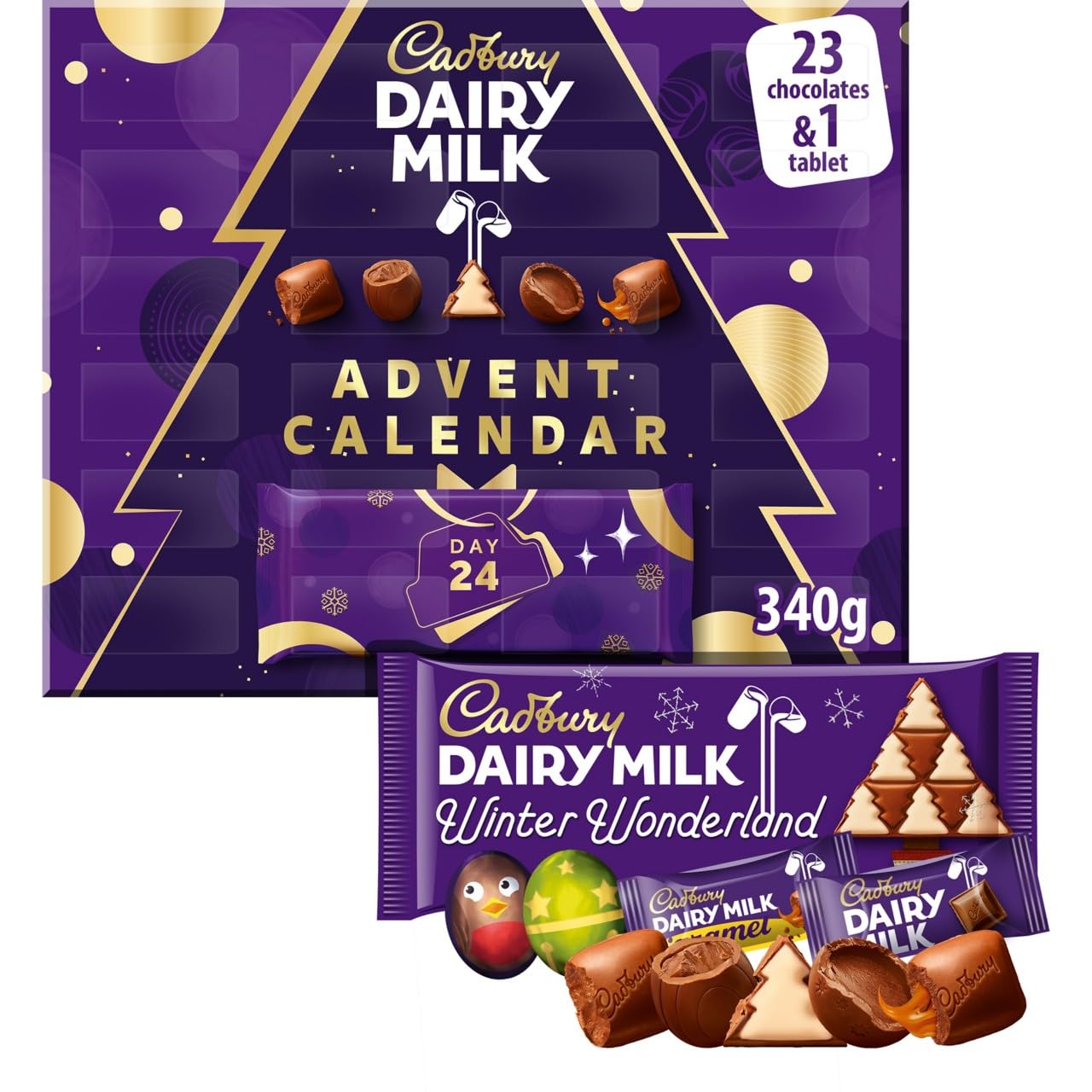 Cadbury Dairy Milk Advent Calendar 340g