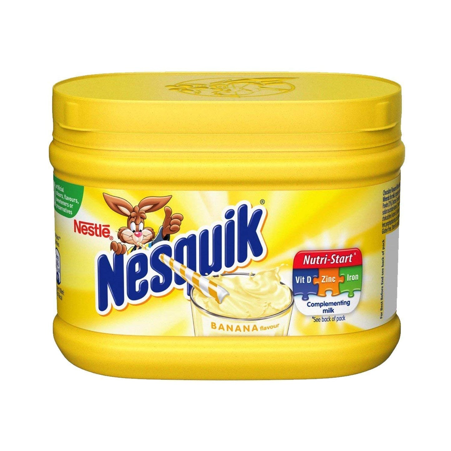 Nesquik Banana and Strawberry Milkshake Bundle | Enjoy This Delicious Combo | Banana Flavour 1 x 300g and Strawberry Milkshake 1 x 500 g | Total of 2 tubs