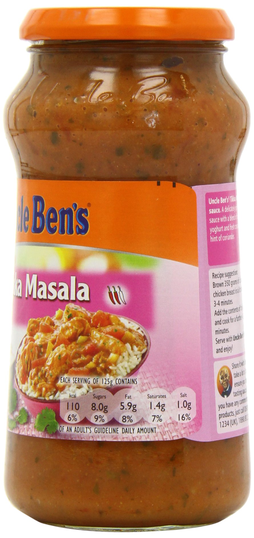 Uncle Bens Indian Tikka Masala Sauce 500 g