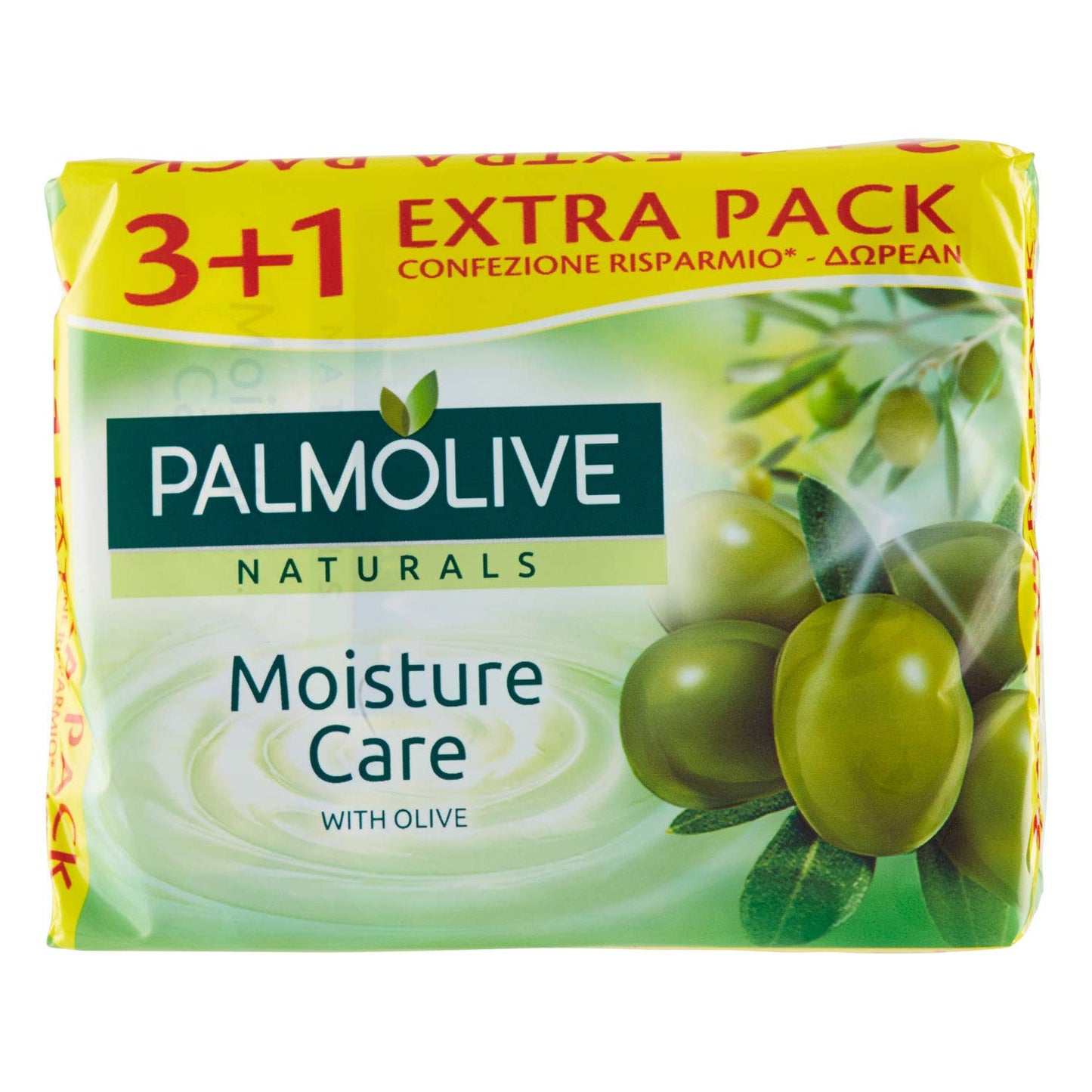 Palmolive Naturals - Soap, Enriched with Olive Extract - 360 g, 4 Pieces