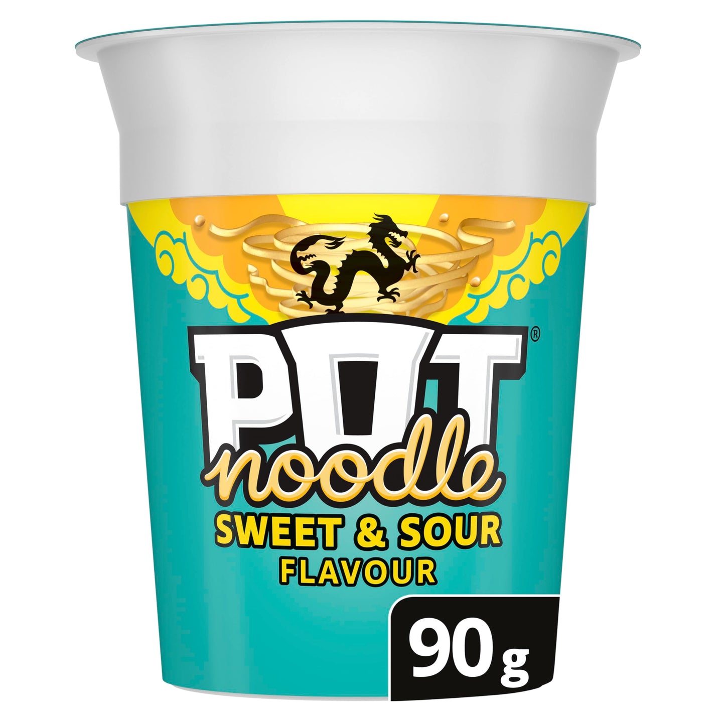 Pot Noodle Sweet & Sour Standard Pot instant vegan* snack quick to make noodles Instant Noodle 90 g
