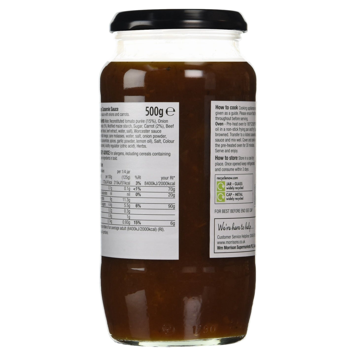 Morrisons Sausage Casserole Sauce, 500g