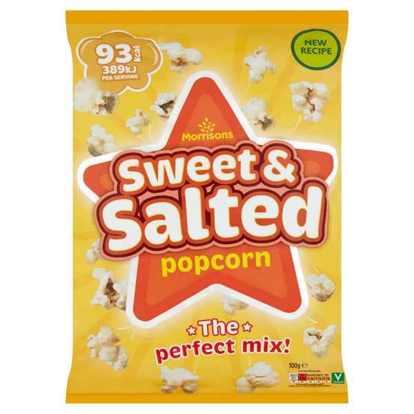 Morrisons Sweet & Salty Popcorn, 100g