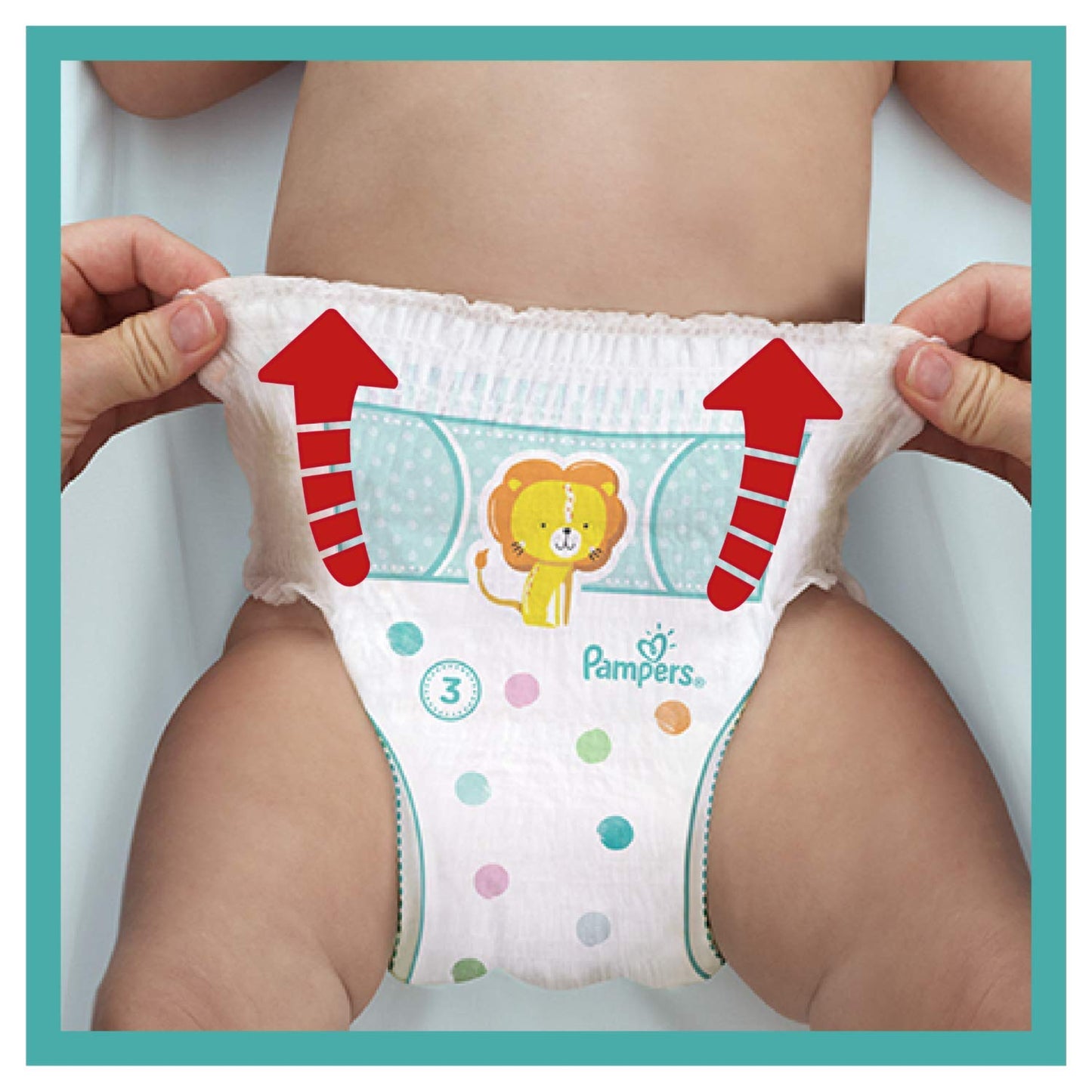 Pampers 81714244 Baby-Dry Pants Nappy Pants White