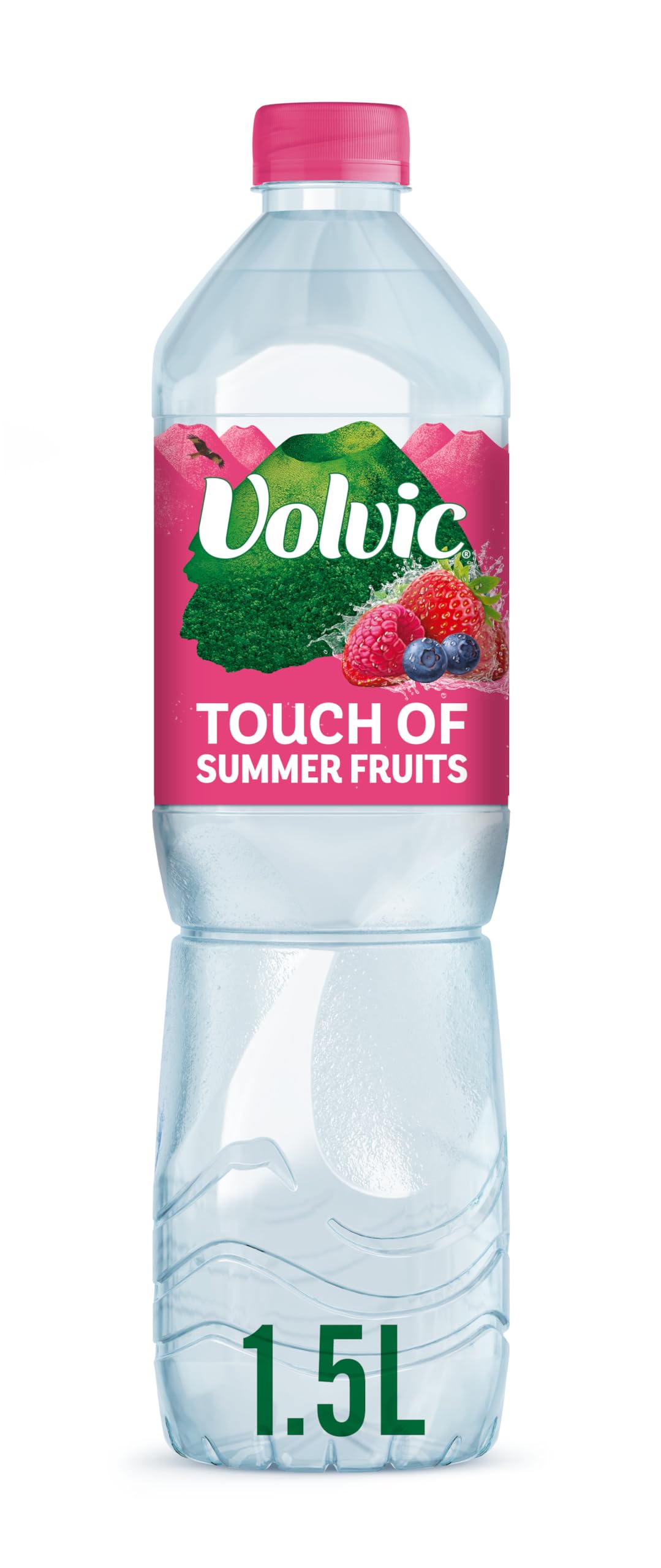 Volvic Touch of Fruit Summer Fruits Natural Mineral Water Drink, 1.5L