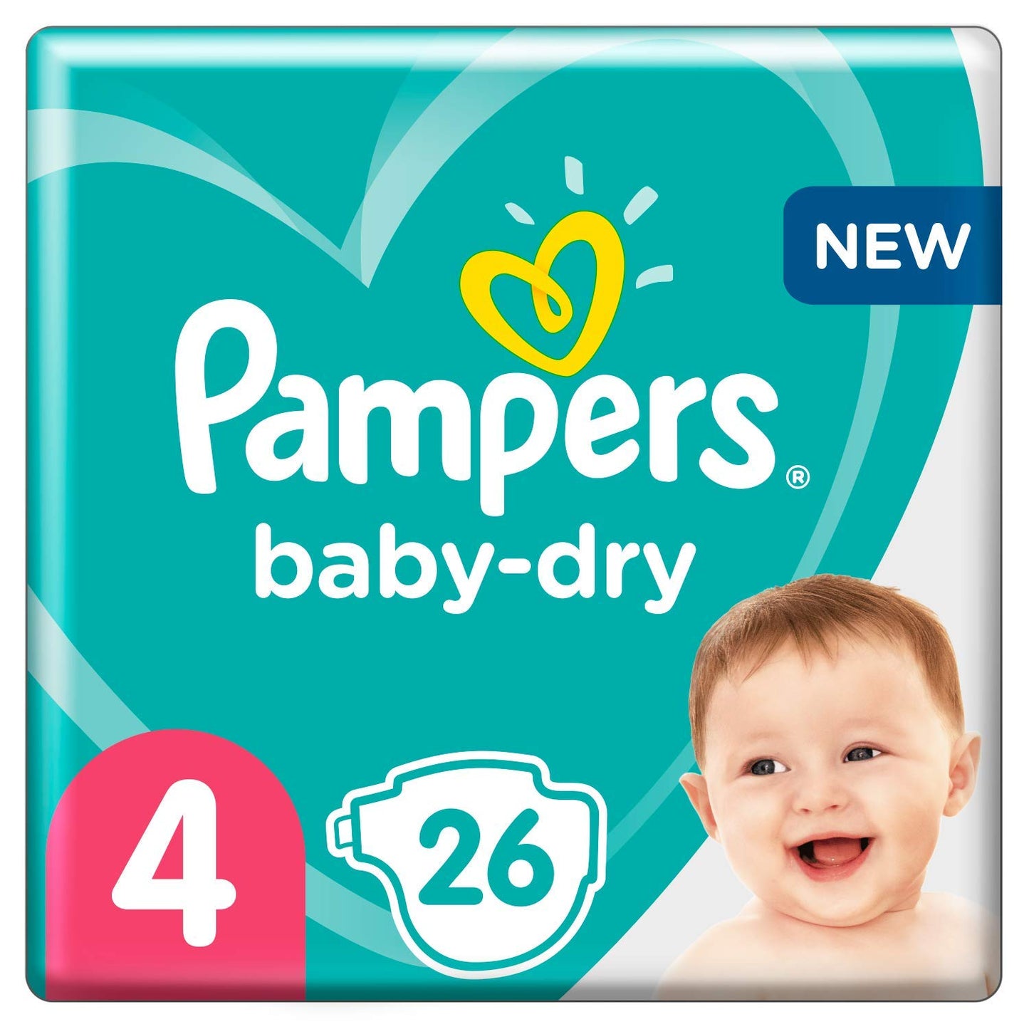 Pampers 81715568 Baby-Dry Pants Nappies, White