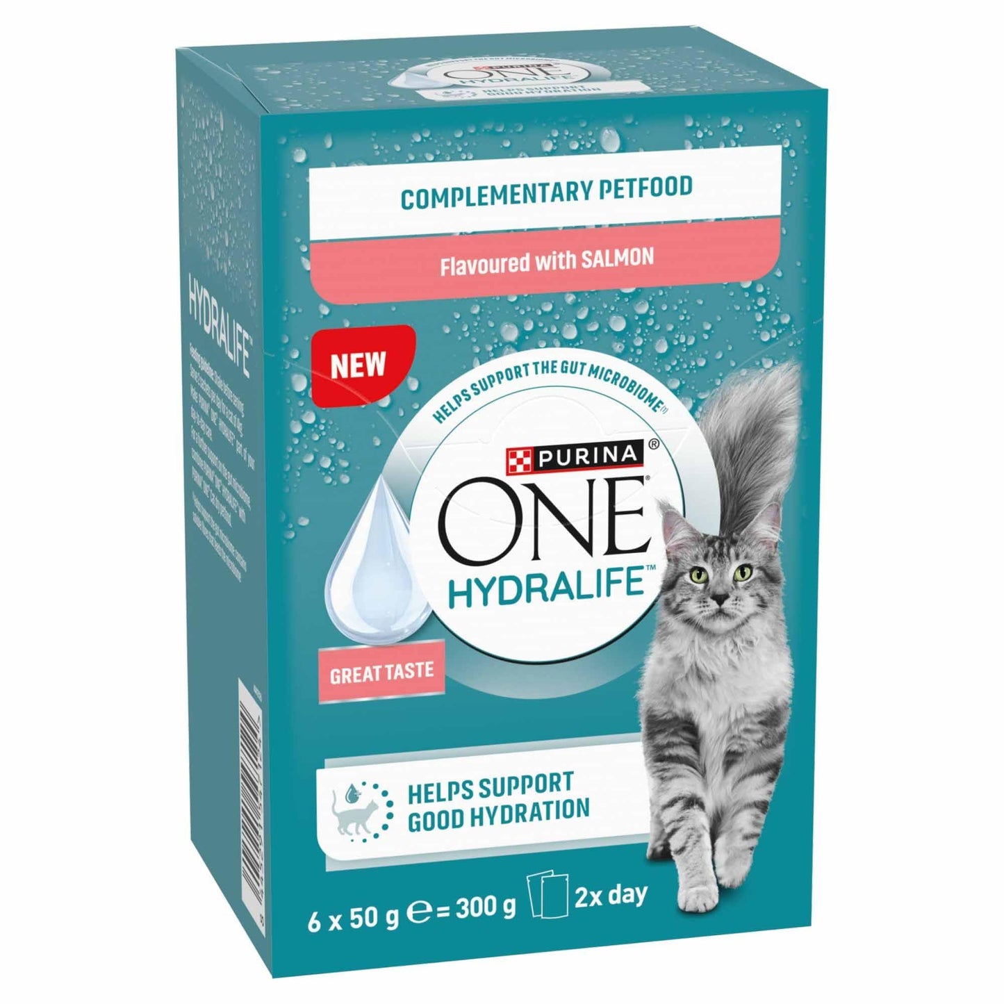 PURINA ONE Hydralife Salmon Cat Supplements 6x50g
