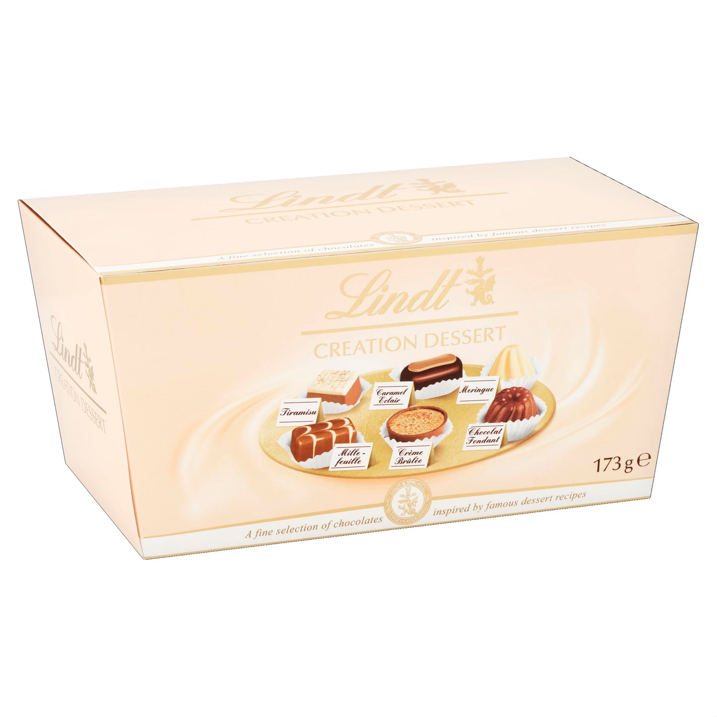 Lindt Creation Dessert | 21 Assorted Fine Dark, Milk and White Chocolate Box Medium, 200g | Gift Present or Sharing Box for Him and Her | Christmas, Birthday, Celebrations, Congratulations, Thank you