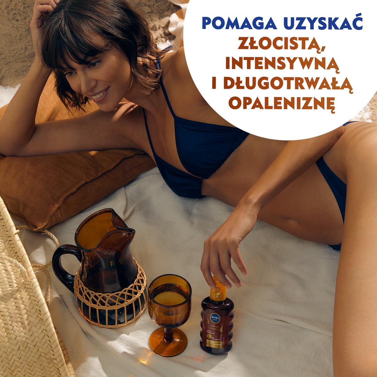 NIVEA SUN Intense Bronze Carotene Oil SPF 6, 200 ml
