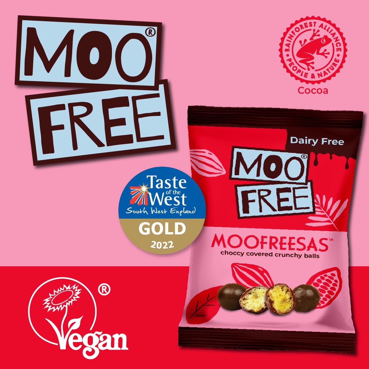 MOO FREE CHOCCY ROCKS - MOOFREESAS - FULL CASE - 35G X 16