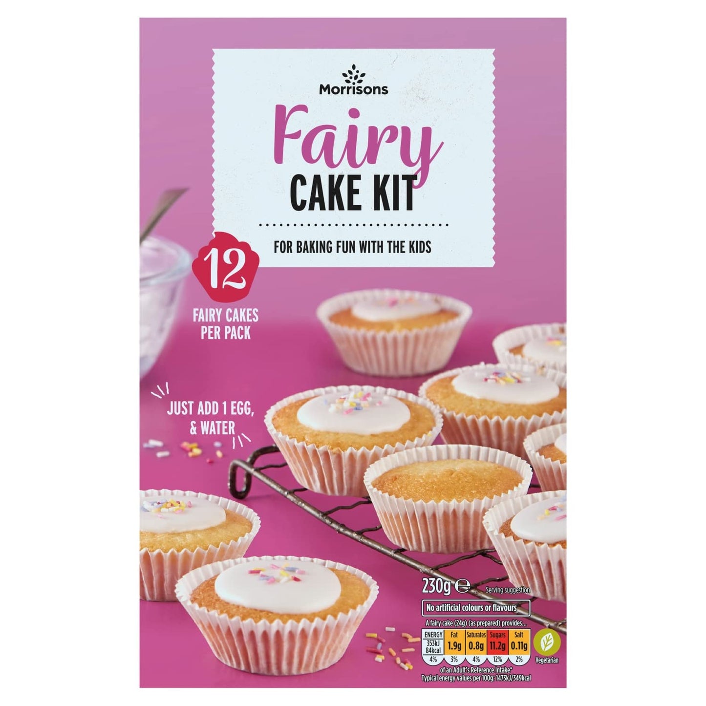 Morrisons Fairy Cake Kit, 230g