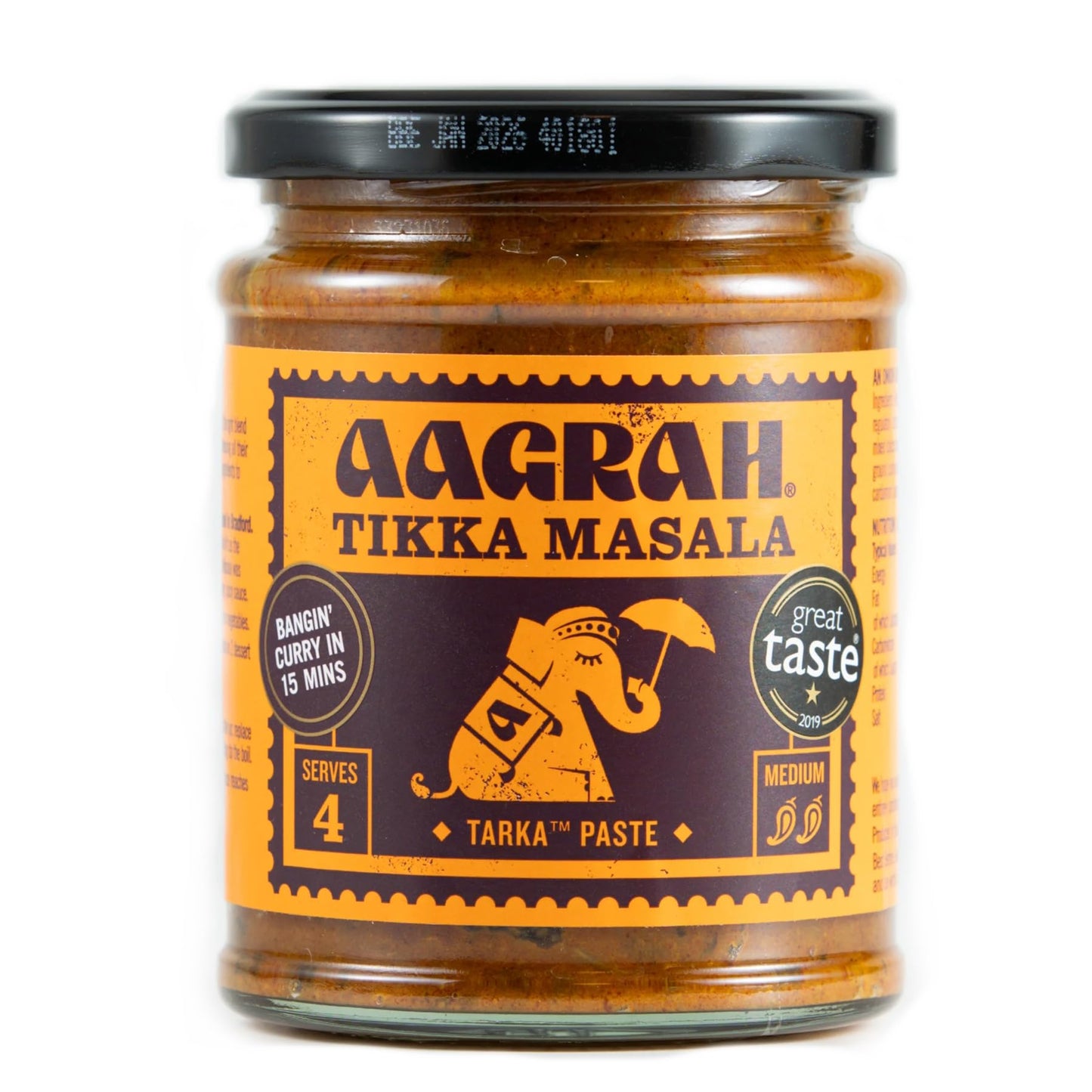 Aagrah Foods Tikka Masala Tarka Sauce, 270g