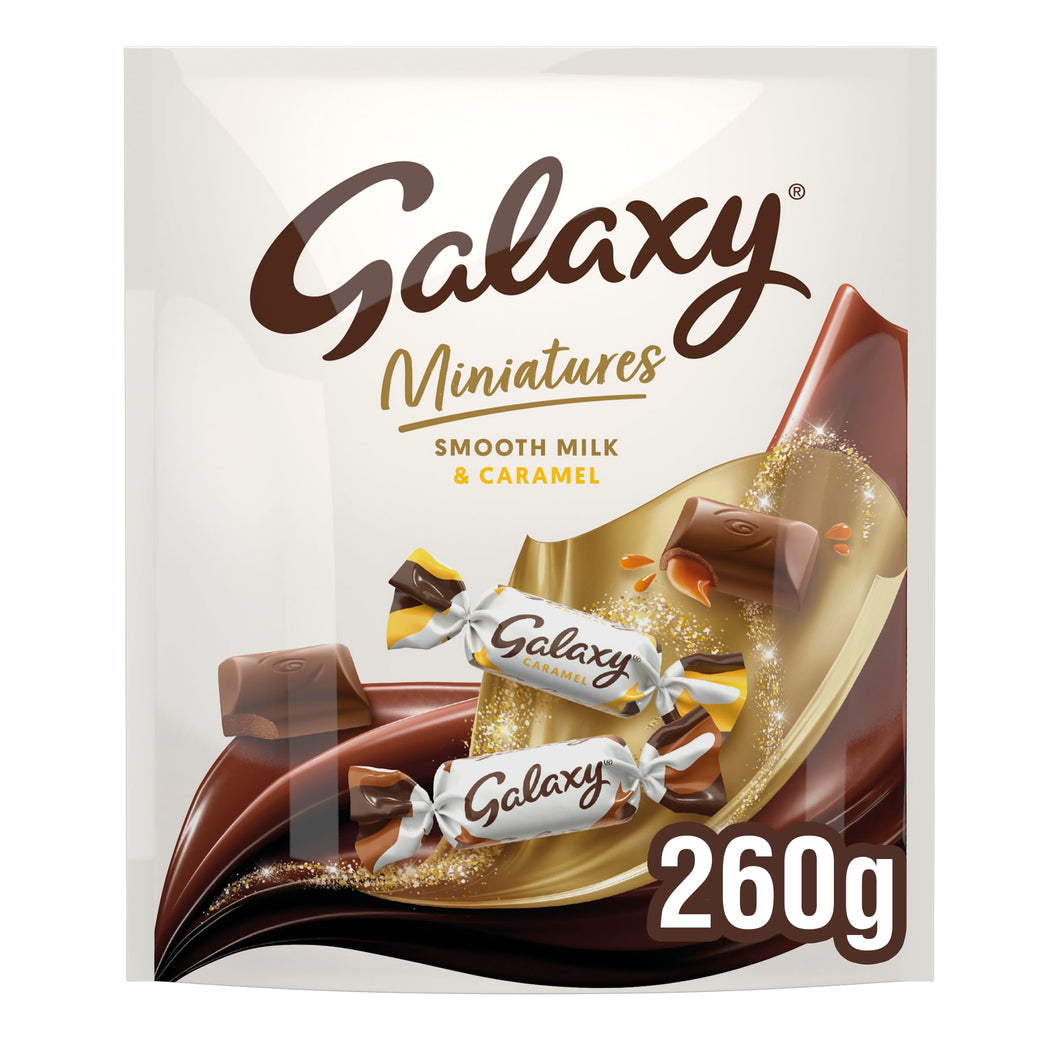 Galaxy Assorted Smooth Milk Chocolate Christmas Sharing Pouch 260g