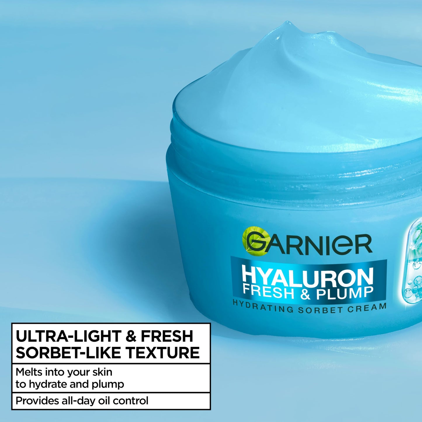 Garnier Pure Active Salicylic Fresh & Matte Hydrating Sorbet Cream, Ultra Fresh & Light, 5% Salicylic Acid + Niacinamide + Centella Asiatica, Cruelty Free International & Vegan - 85ml