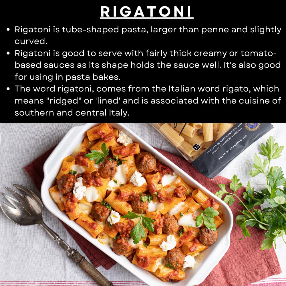 Garofalo Rigatoni Dry Pasta, 500g