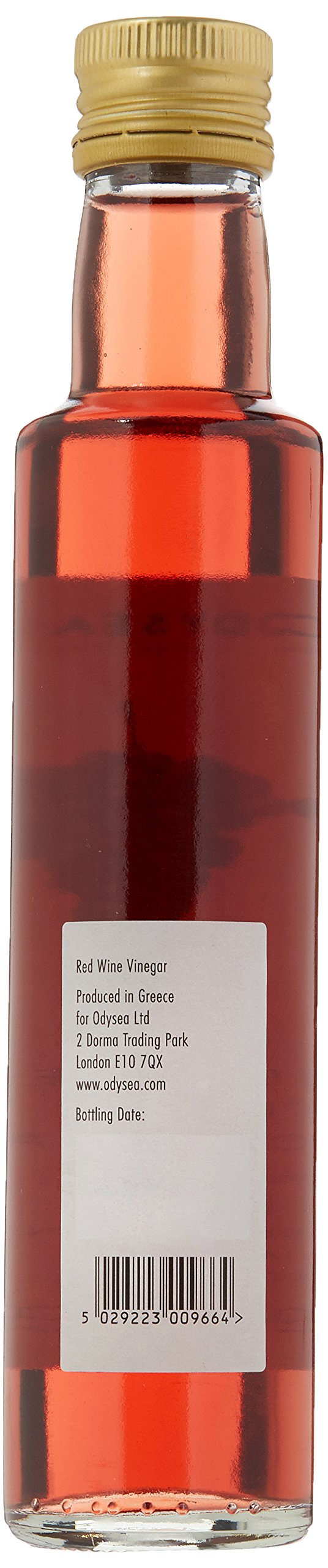 Odysea Red Wine Vinegar of Kalamata, Glass Jar, 250 ml