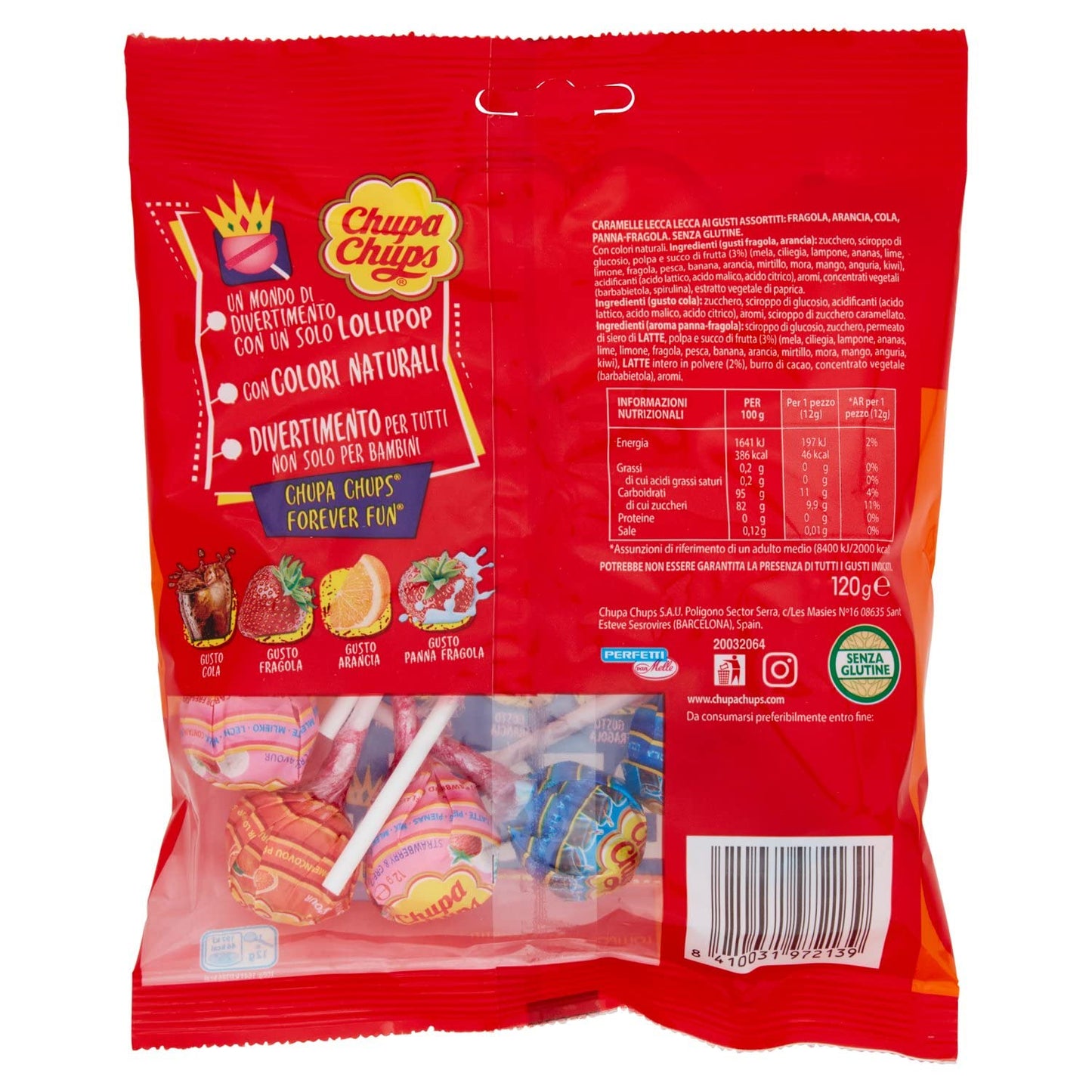 Chupa Chups 'The Best of' Lollipops 120g