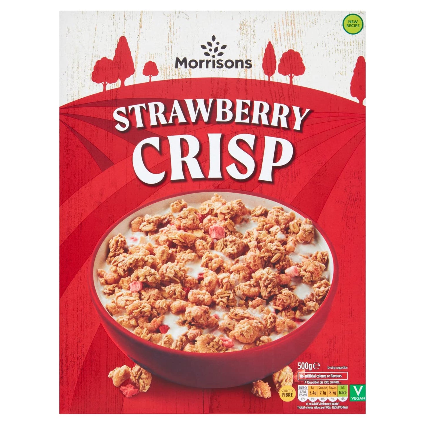 Morrisons Strawberry and Raspberry Clusters, 500 g
