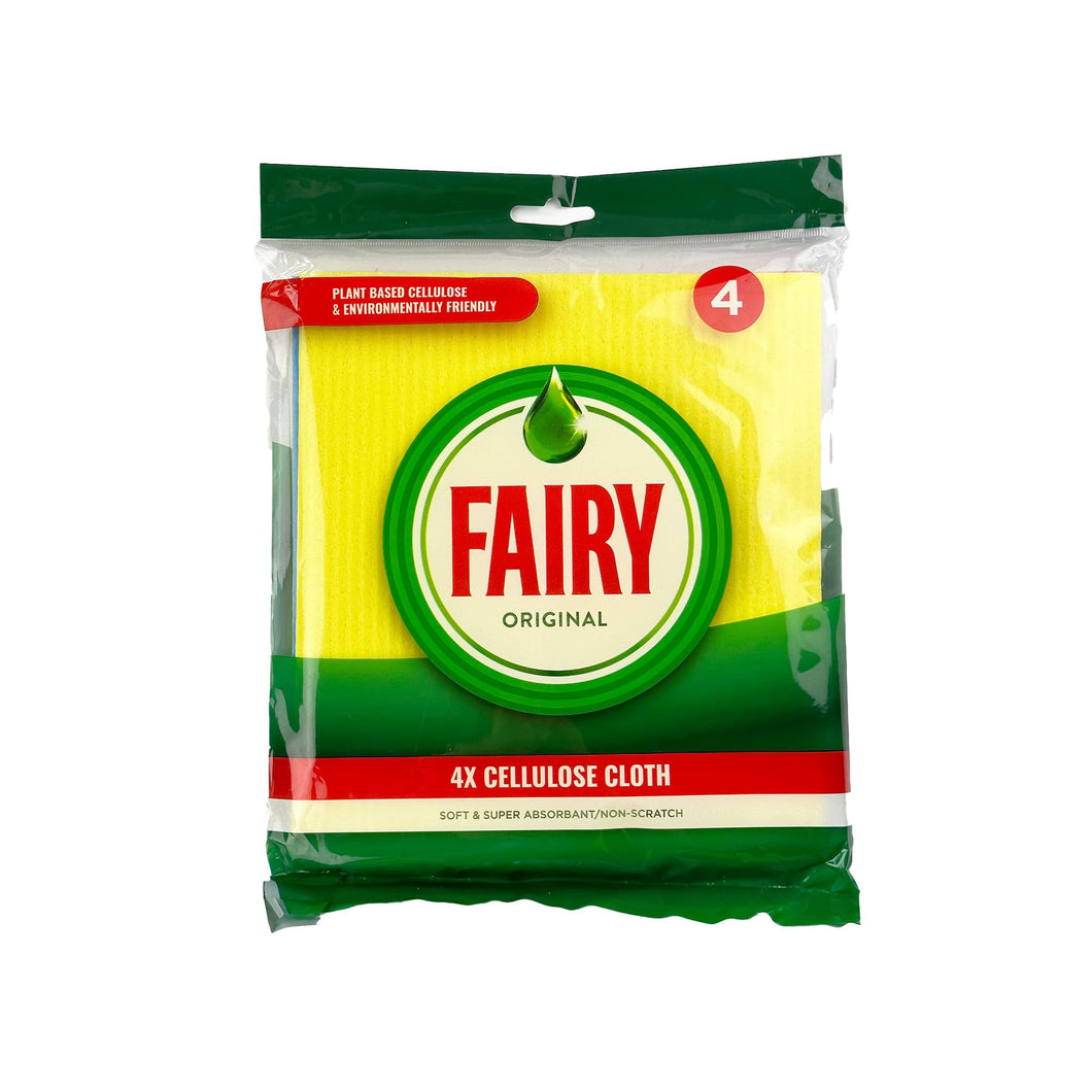 Fairy 4 Pack Cellulose Cloths