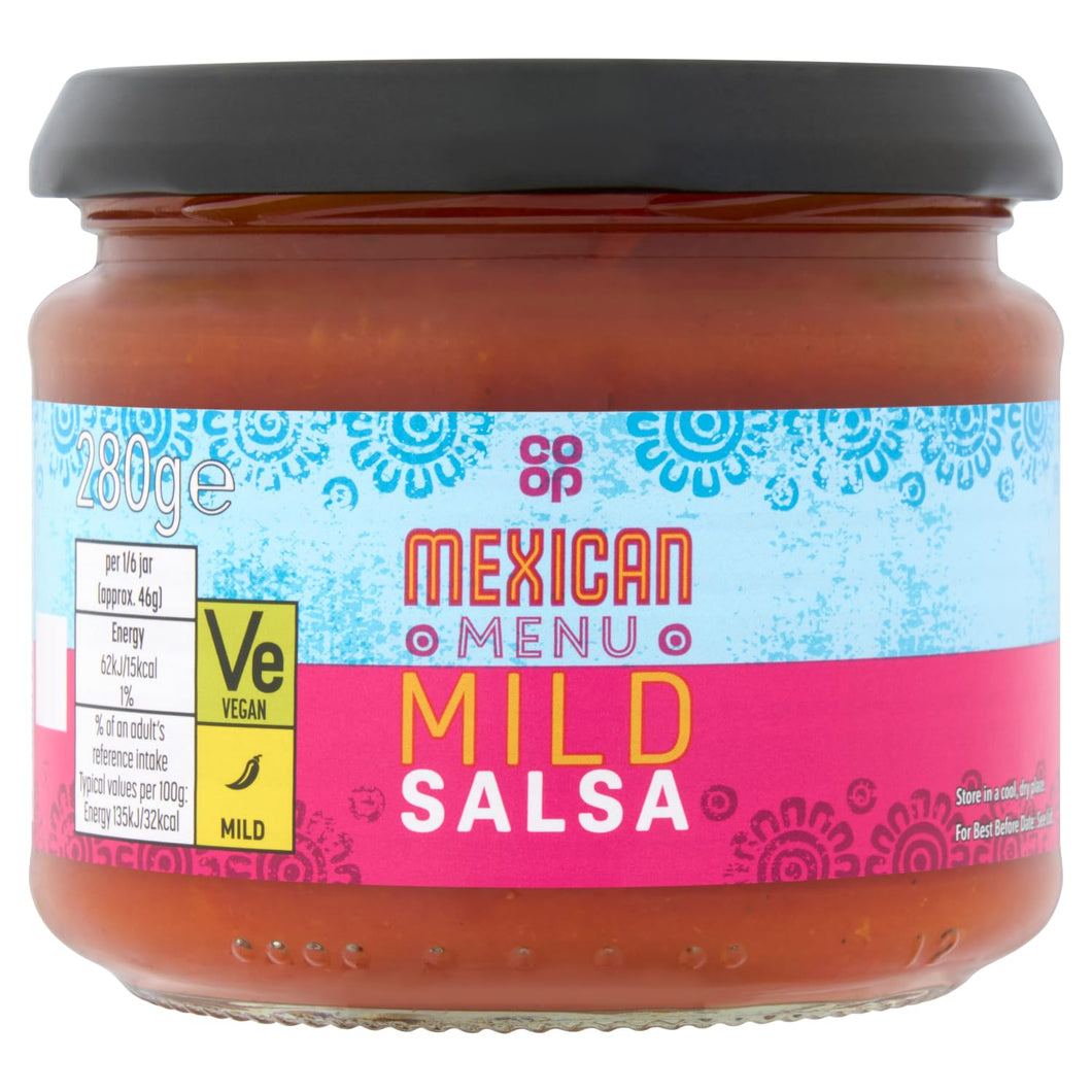 Co-op Mexican Menu Mild Salsa 280g