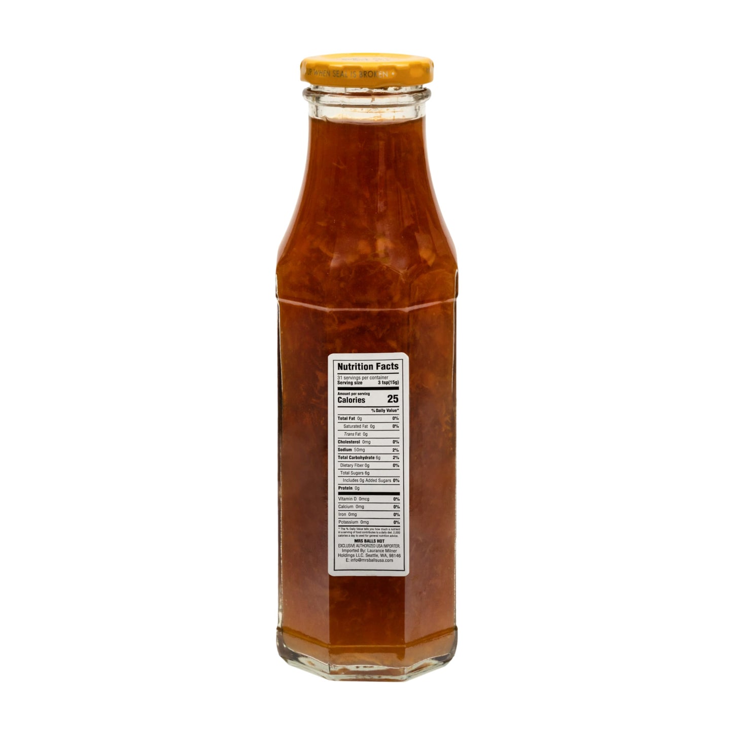 Mrs H.S. Mrs Balls Peach Chutney (2 X 470G Pack)