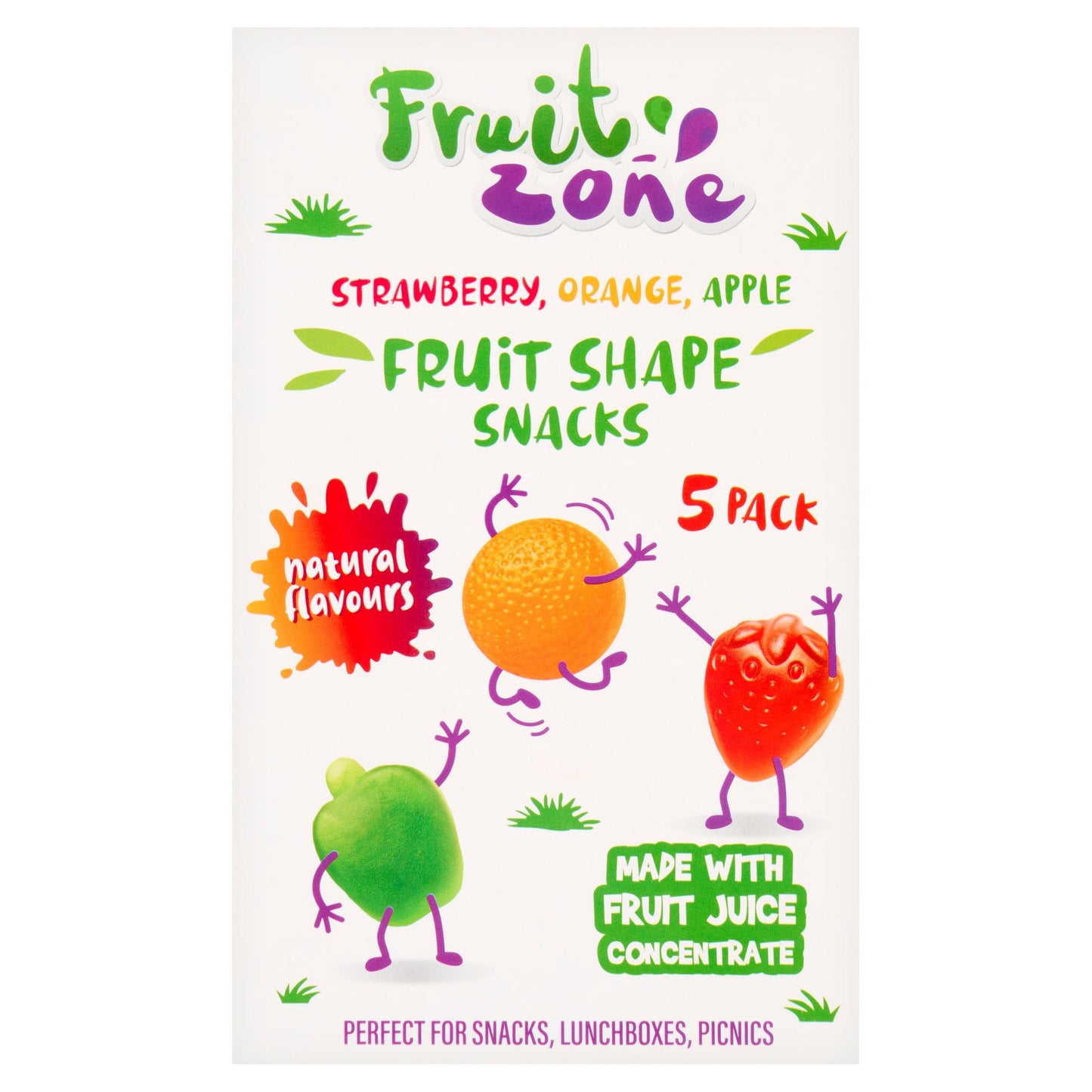 Fruit Zone Fruit Shape Snacks 100g (5 x 20g)