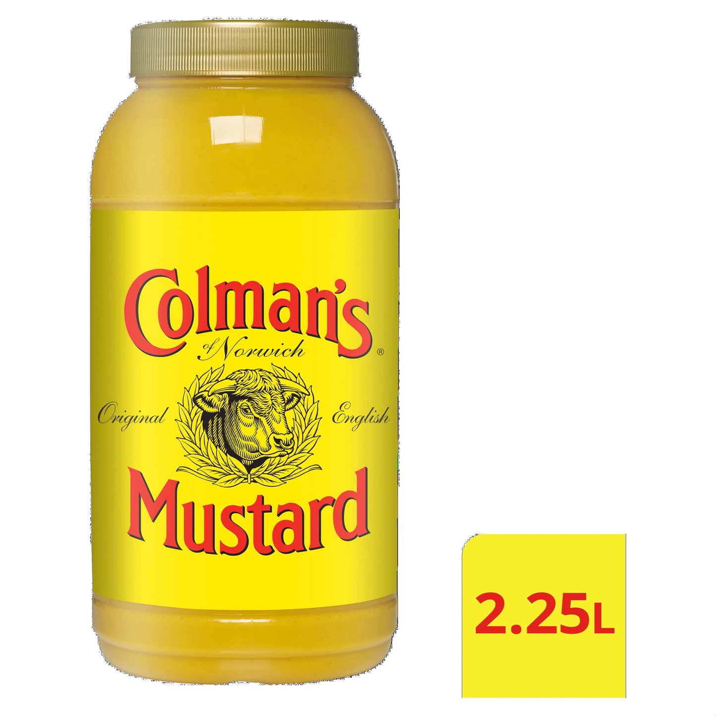 Colman's English Mustard, 2.25 Litre (Pack of 2)