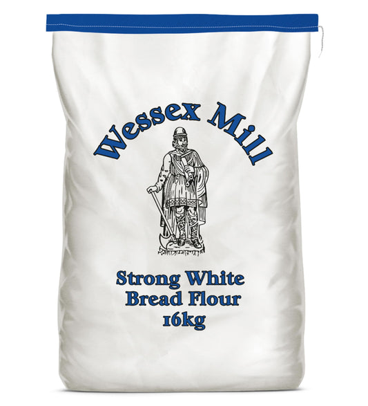 Wessex Mill Strong White Bread Flour - 16kg | High Protein Bread Flour