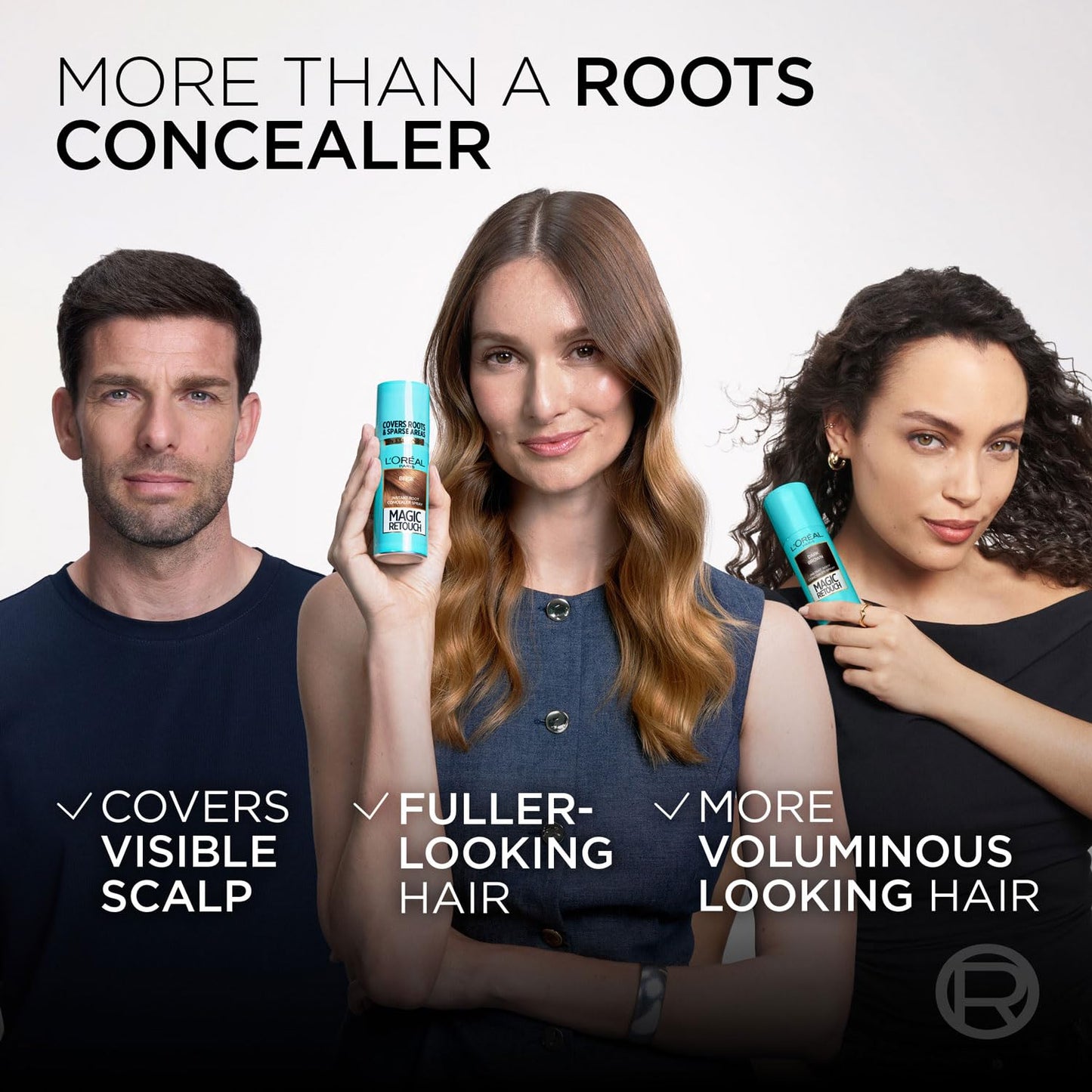 L’Oréal Paris Magic Retouch Instant Root Concealer Spray, Quick Grey Coverage, Easy Application, Home, Salon Hair Dye or Hair Colour, Shade: Dark Blonde, 75ml