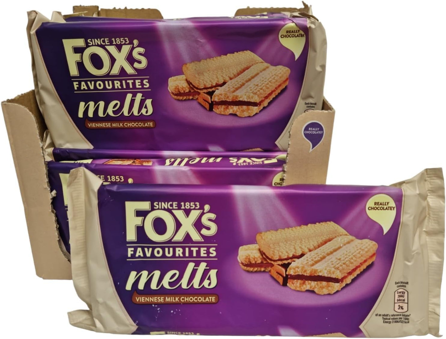 Fox's Favourites Melts Viennese Milk Chocolate 120g