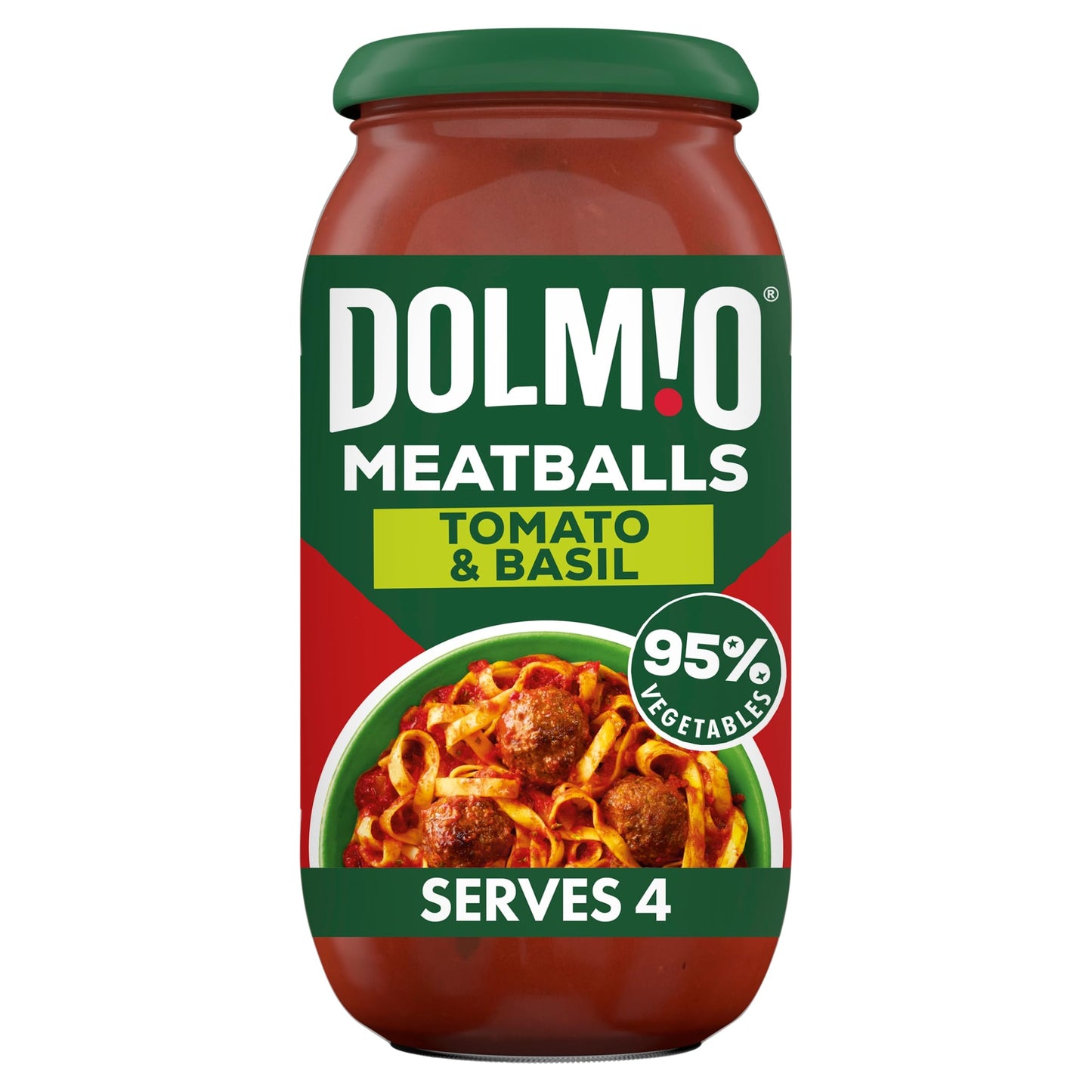 Dolmio Meatball Bolognese Tomato and Basil Sauce Jar, Bulk Multipack 6 x 500g