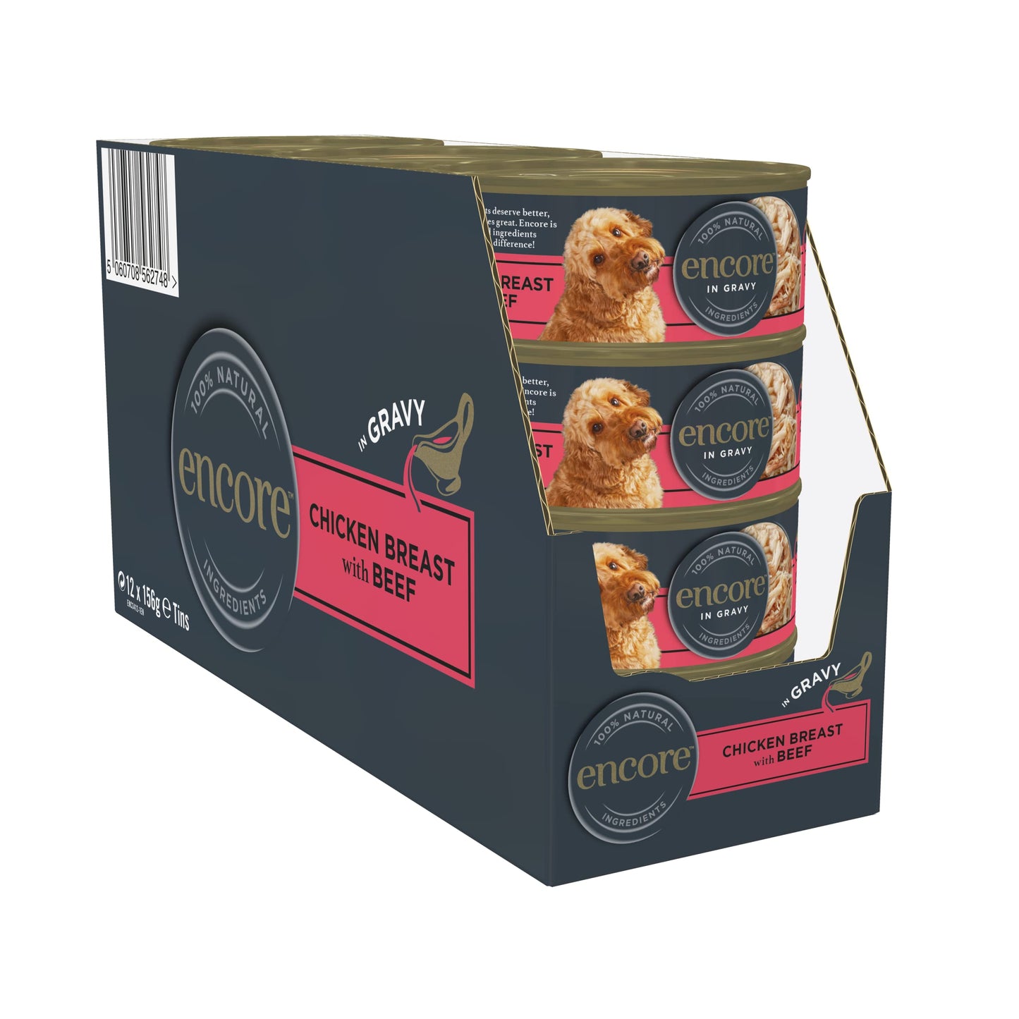Encore Dog 156g Tins in Gravy