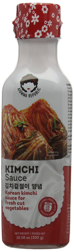 Ajumma Republic Kimchi Sauce for Fresh Cut Vegetables, 300g