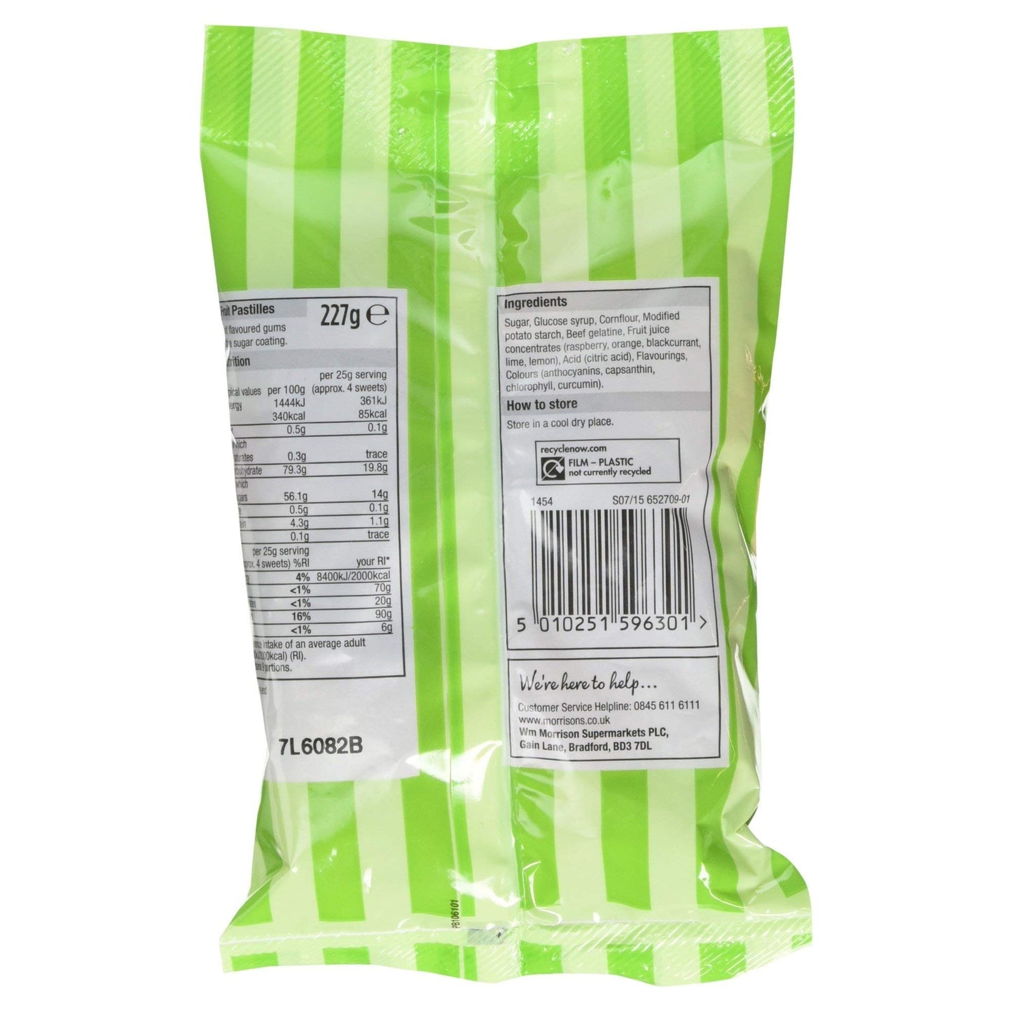 Morrisons Fruit Pastilles 227g
