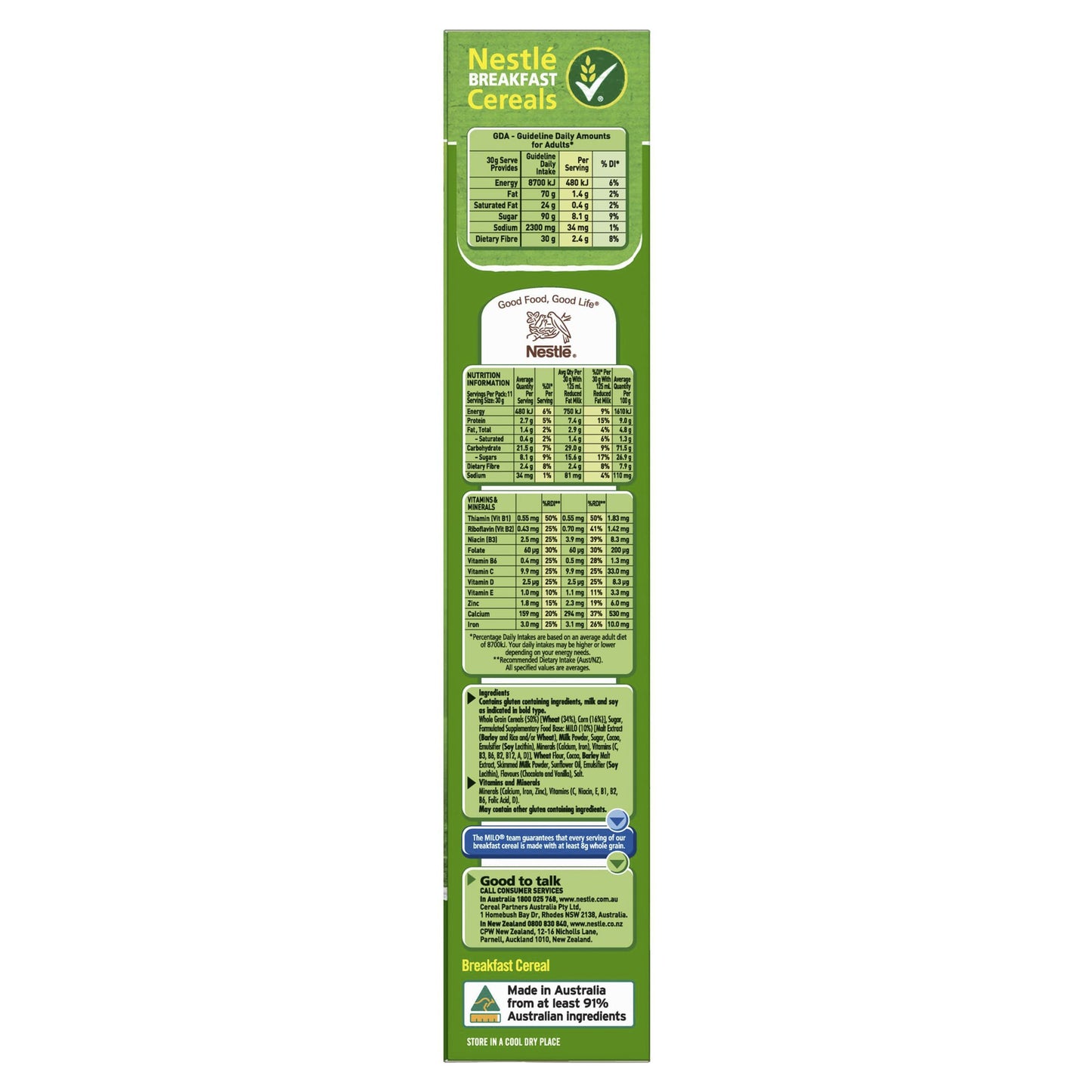 Nestle Milo Cereal 350gm