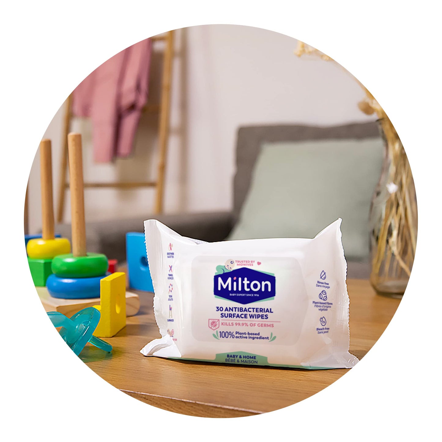 Ceuta Milton Anti-Bacterial Surface Wipes