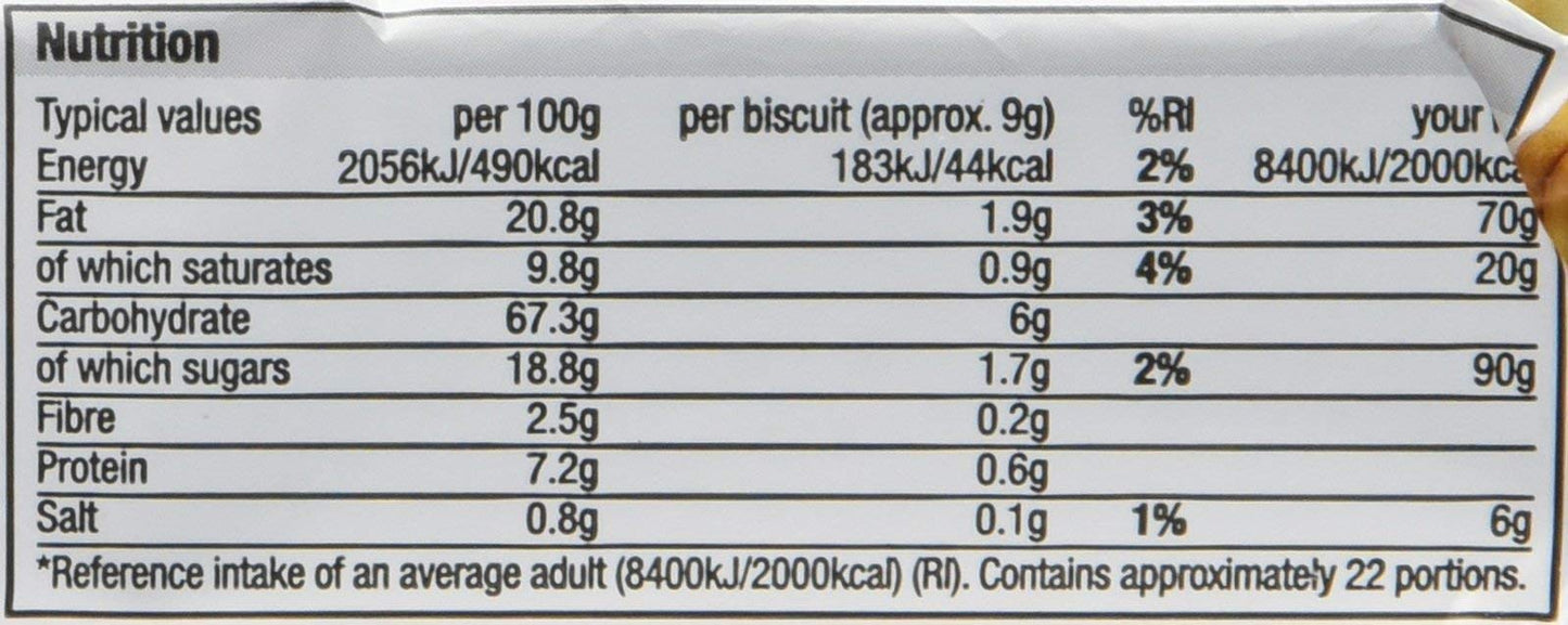 Morrisons Malted Milk Biscuits, 200 g, Pack of 20