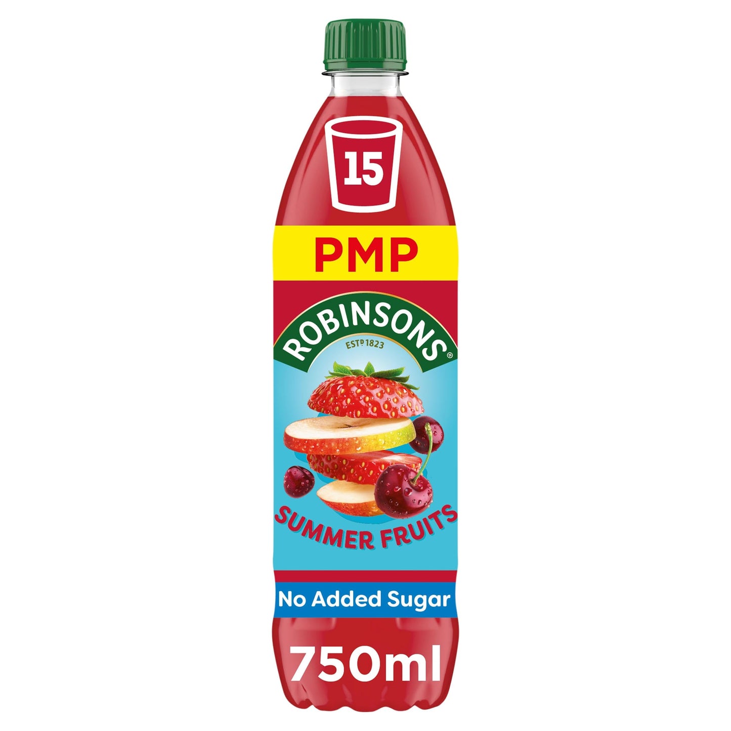 Robinsons Summer Fruits No Added Sugar Squash PMP 750ml