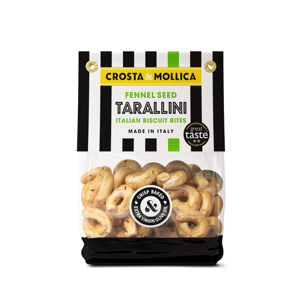 Crosta & Mollica Tarallini with Fennel Seed, 180g
