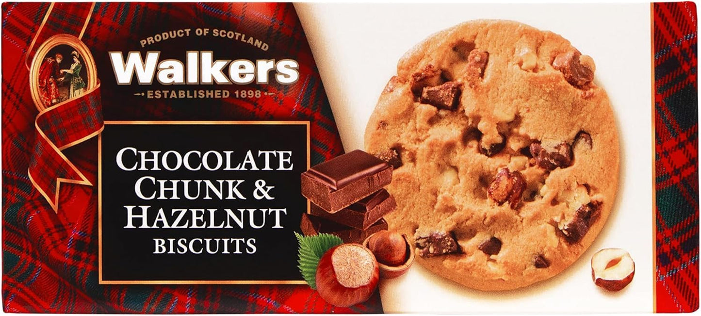 Walkers Chocolate Chunk & Hazelnut Biscuits 150g