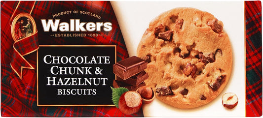 Walkers Chocolate Chunk & Hazelnut Biscuits 150g