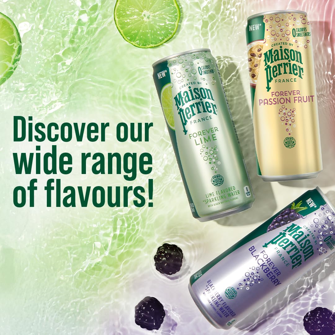 Maison Perrier Lime Lightly Flavoured Sparkling Water 4x330ml