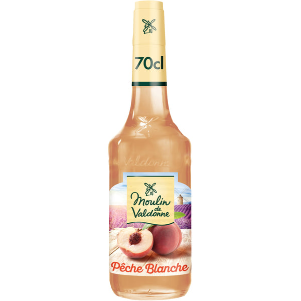 Moulin de Valdonne White Peach Syrup, 70cl