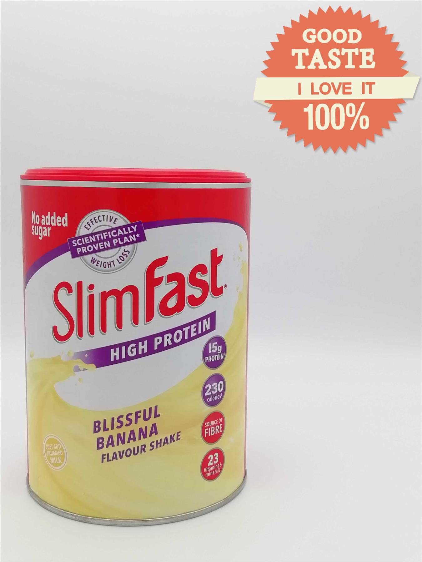 SlimFast High Protein Meal Replacement Shake Summer Banana 365g – Take Advantage of The Slim Fast Magic to Lose Weight, Feel Energised and in Control of Your Life